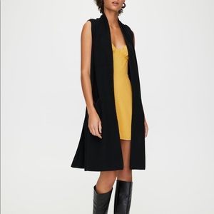 Aritzia Long Knitted Vest